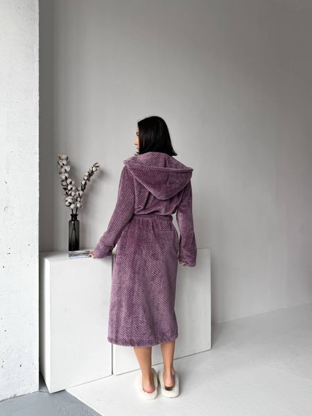 Довгий домашній халат &laquo;Bamboo Purple&raquo; HL0004 фото